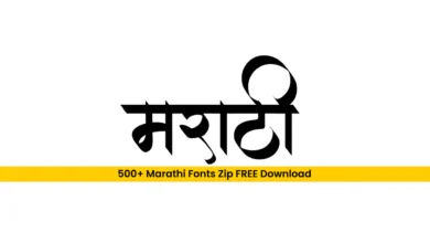 500+ Marathi Fonts Zip Free Download