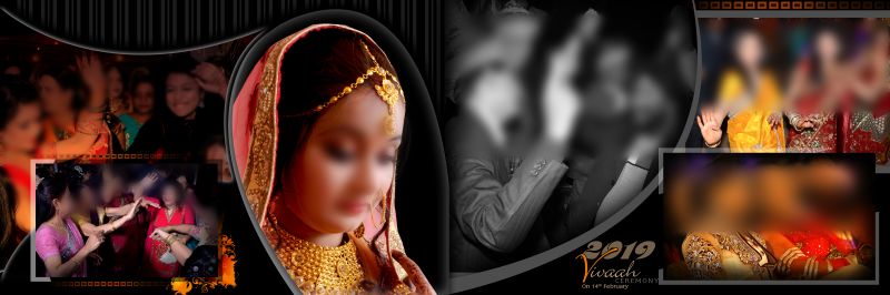 12×36 Wedding Album Vidhi PSD Templates Free Download 12