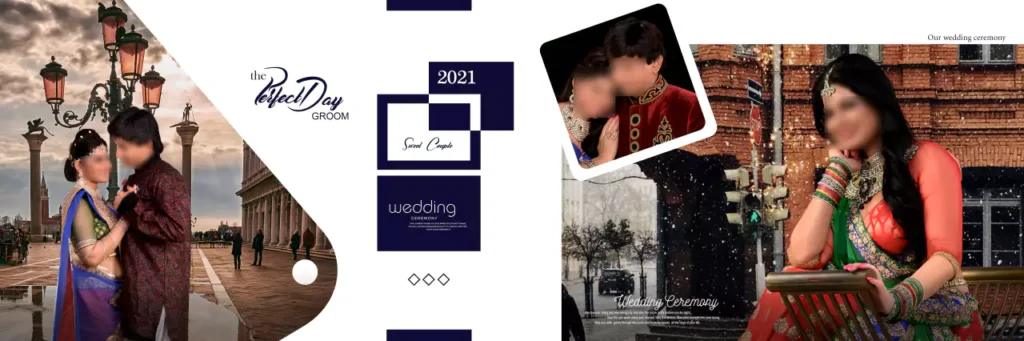 100 Wedding Album DM Design 12X36 PSD Templates 60