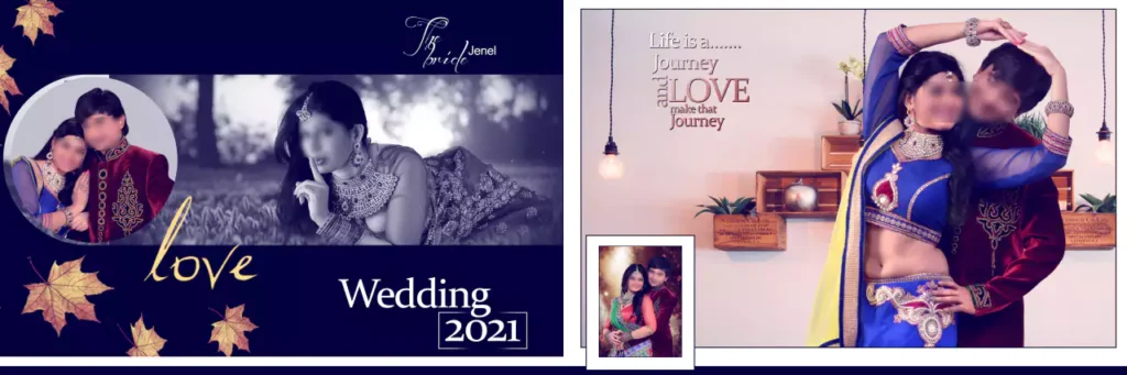 100 Wedding Album DM Design 12X36 PSD Templates 87