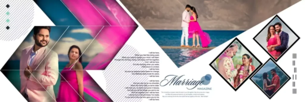 500 Wedding Album DM Design 12X36 PSD Templates 30