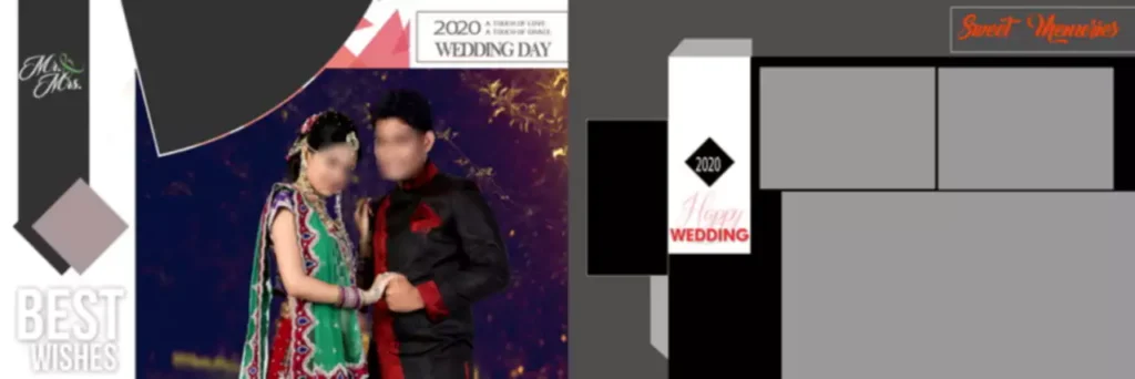 500 Wedding Album DM Design 12X36 PSD Templates 354